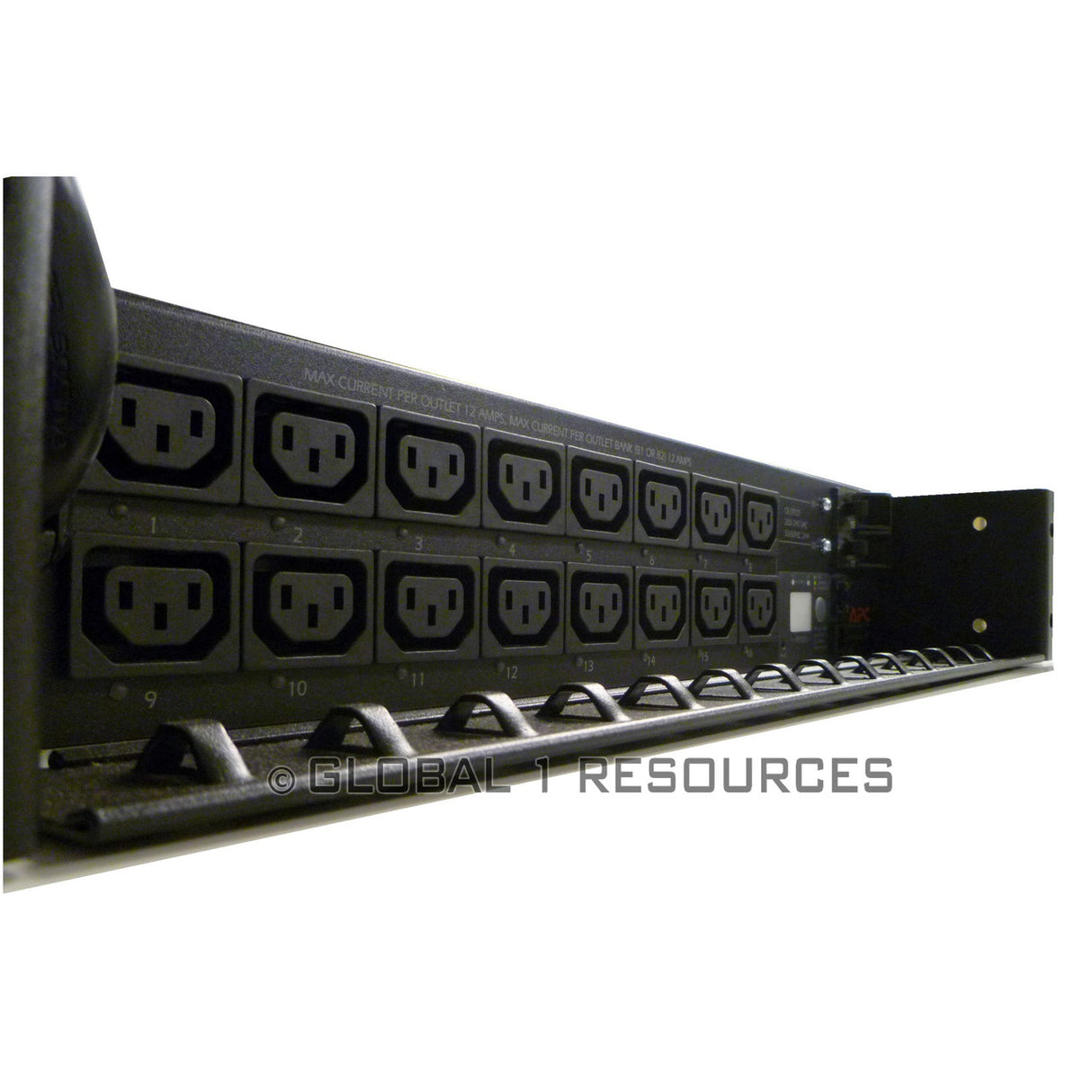 Back view of output