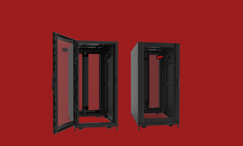 Durable server racks for enterprise and colocation facilities - Durable steel server rack designed for enterprise and colocation data centers.