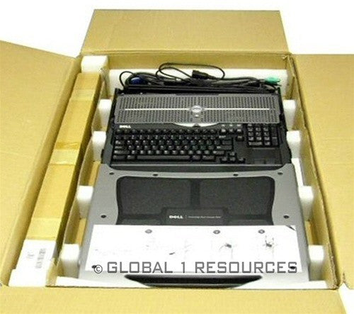 Dell 17" Rack-Mountable LCD Console with Keyboard and Tray - RU943 Model