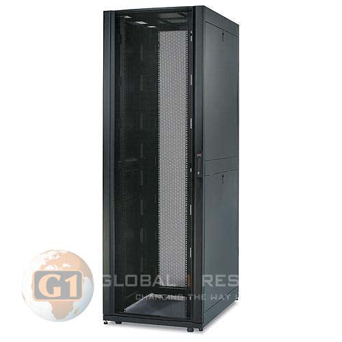APC AR3157 48U Server Rack Enclosure - 750mm Wide, Refurbished, Optimized Airflow
