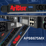 PULSE™ Advanced Smart rPDU AP 9867SMX Metered w Outlet Switching 17kW 208V 60A 3PH 0U