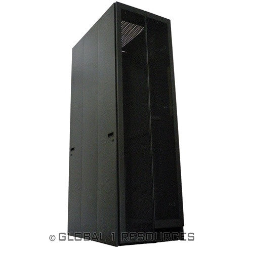 Refurbished Dell PowerEdge 4210 42U Server Rack Cabinet with Mobility Wheels